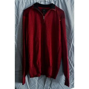 Red pullover sweater